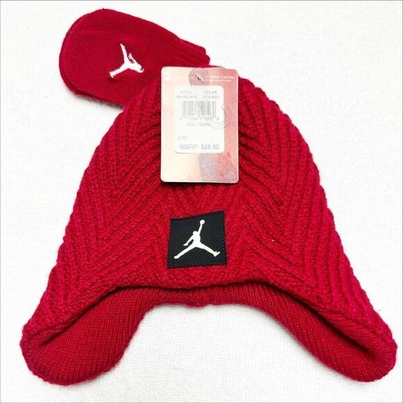 Nike Jumpman 23 Infant Hat and Gloves Set - Picture 1 of 5